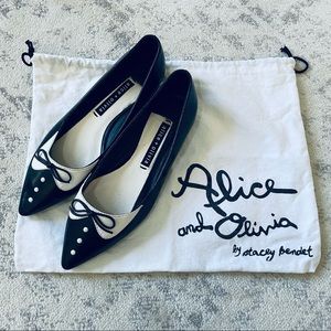 Alice + Olivia Ballerina Shoes size 36, US 6 with Original dust bag. Gently worn